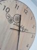 Orologio da parete personalizzato in compensato di okoumé